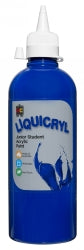 Paint 500ML Liquicryl Junior Student Acrylic Bright Blue (Each)