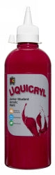 Paint 500ML Liquicryl Junior Student Acrylic Magenta (Each)