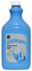 Paint 2L Liquicryl Junior Student Acrylic Sky Blue (Each)