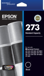 Epson Inkjet Cartridge T272192 273 Std Cap Prem Claria Black (Each)
