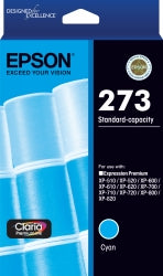 Epson Inkjet Cartridge T273292 273 Std Cap Prem Claria Cyan (Each)