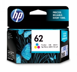 HP Inkjet Cartridge C2P06AA 62 TRI-COLOUR (Each)