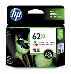 HP Inkjet Cartridge C2P07AA 62xL TRI-COLOUR (Each)