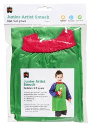 Art Smock Junior Artist Green & Blue For Ages 4-8 (Each)
