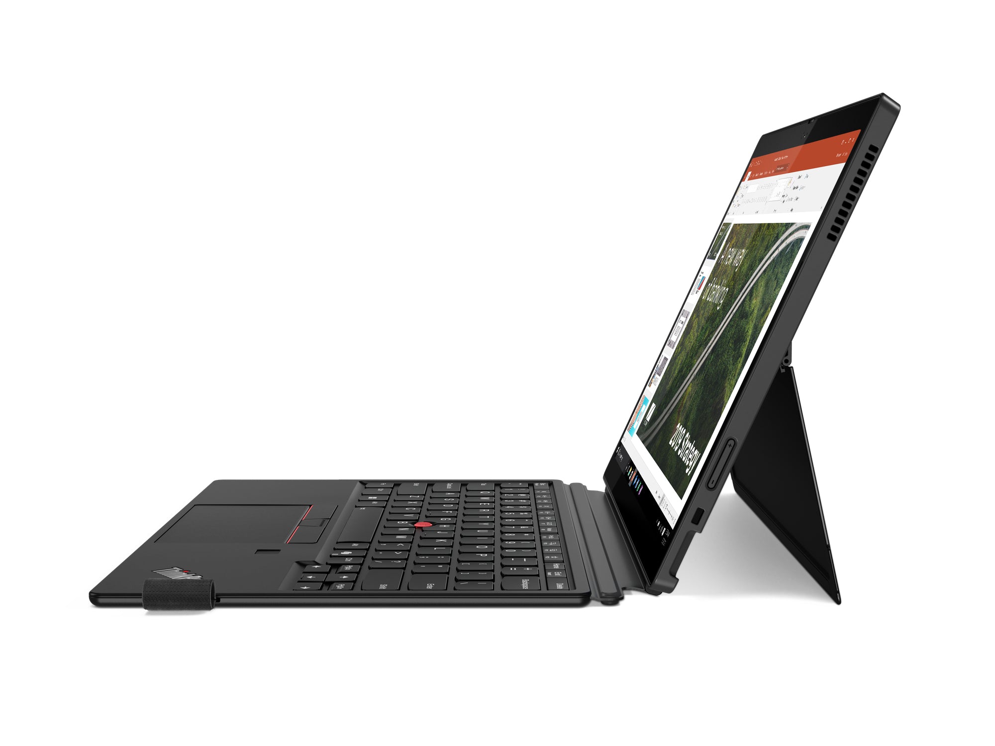 Lenovo ThinkPad X12 Detachable Gen 2 Intel Core Ultra 5 134U Hybrid (2-in-1) 31.2 cm (12.3") Touchscreen Full HD+ 16 GB LPDDR5x-SDRAM 256 GB SSD Wi-Fi 6E (802.11ax) Windows 11 Pro English Black