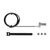 StarTech.com Universal Laptop Lock 6.6ft (2m), Security Cable For Notebook Compatible With Noble Wedge®/Nano/K-Slot; Keyless Combination Locking Cable, Anti-Theft Cut-Resistant Steel Cable