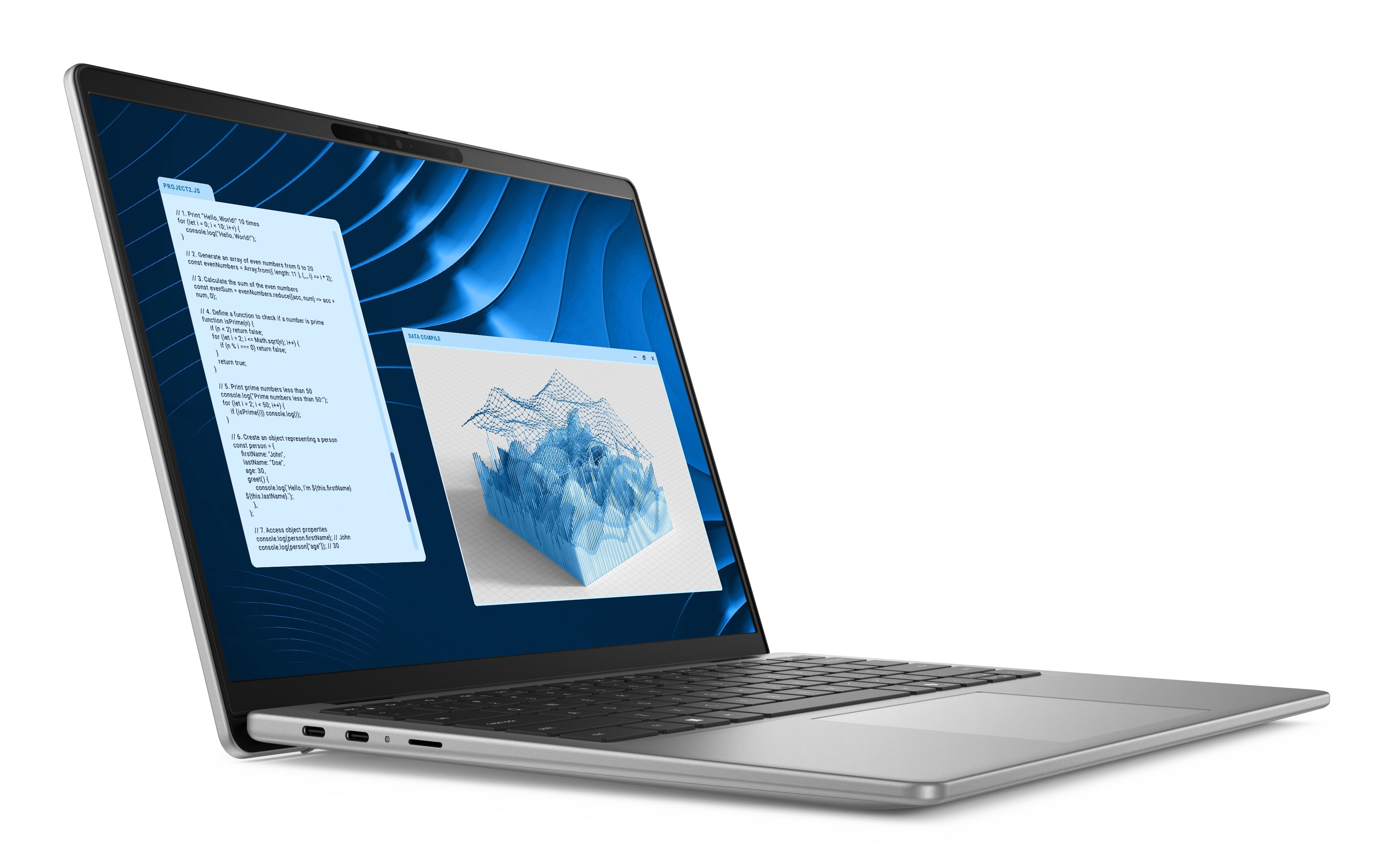 DELL Latitude 5455 Copilot+ PC Qualcomm Snapdragon X1P-42-100 Laptop 35.6 cm (14") Full HD+ 16 GB LPDDR5x-SDRAM 1 TB SSD Wi-Fi 7 (802.11be) Windows 11 Pro Grey