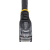 StarTech.com 10ft CAT6 Ethernet Cable - Black CAT 6 Gigabit Ethernet Wire -650MHz 100W PoE RJ45 UTP Molded Network/Patch Cord w/Strain Relief/Fluke Tested/Wiring is UL Certified/TIA