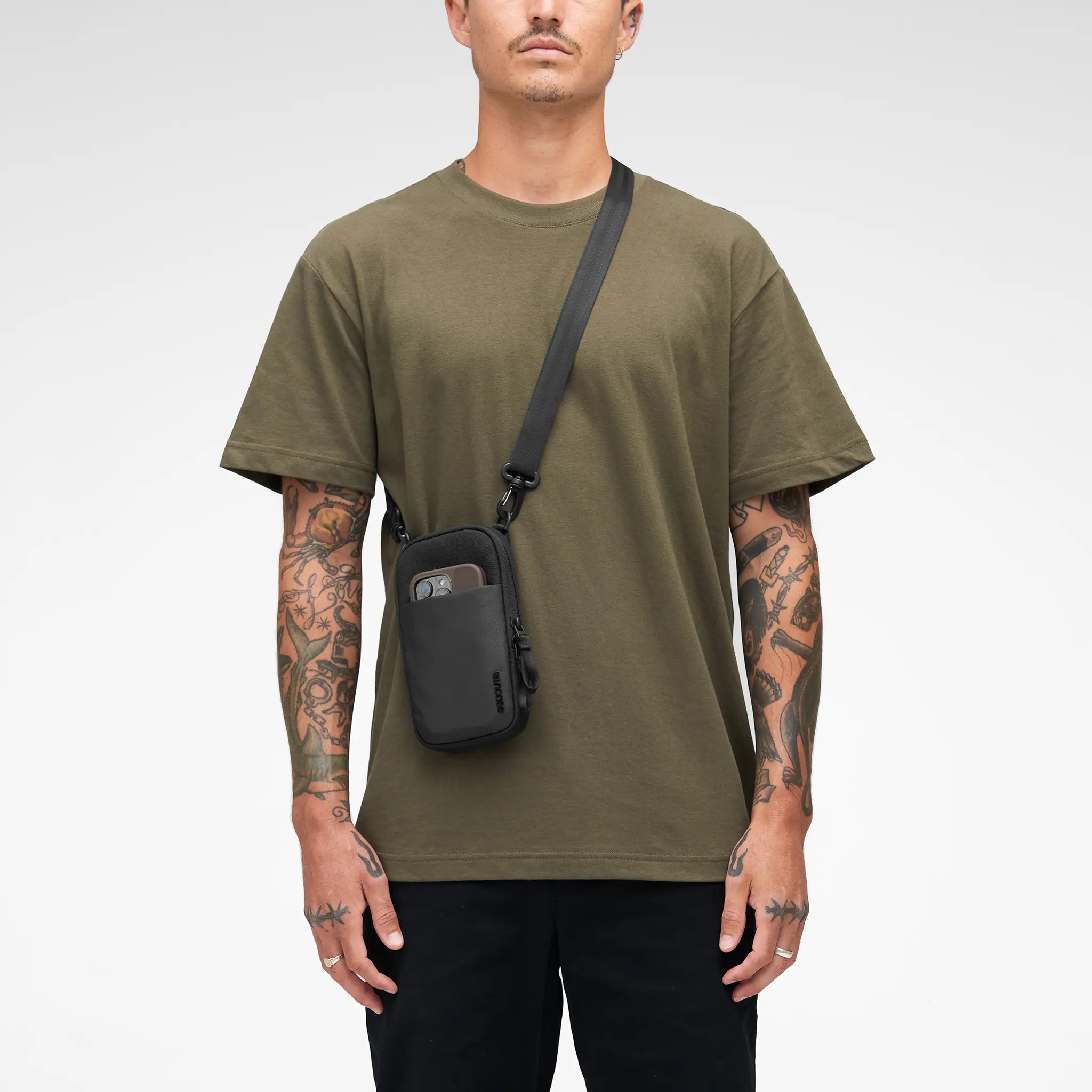 Incase INCO400721-BLK handbag/shoulder bag Recycled polyester Black Boy Cross body bag