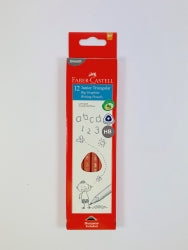 Faber-Castell Pencil Lead Junior Grip Triangular HB (Box 12)