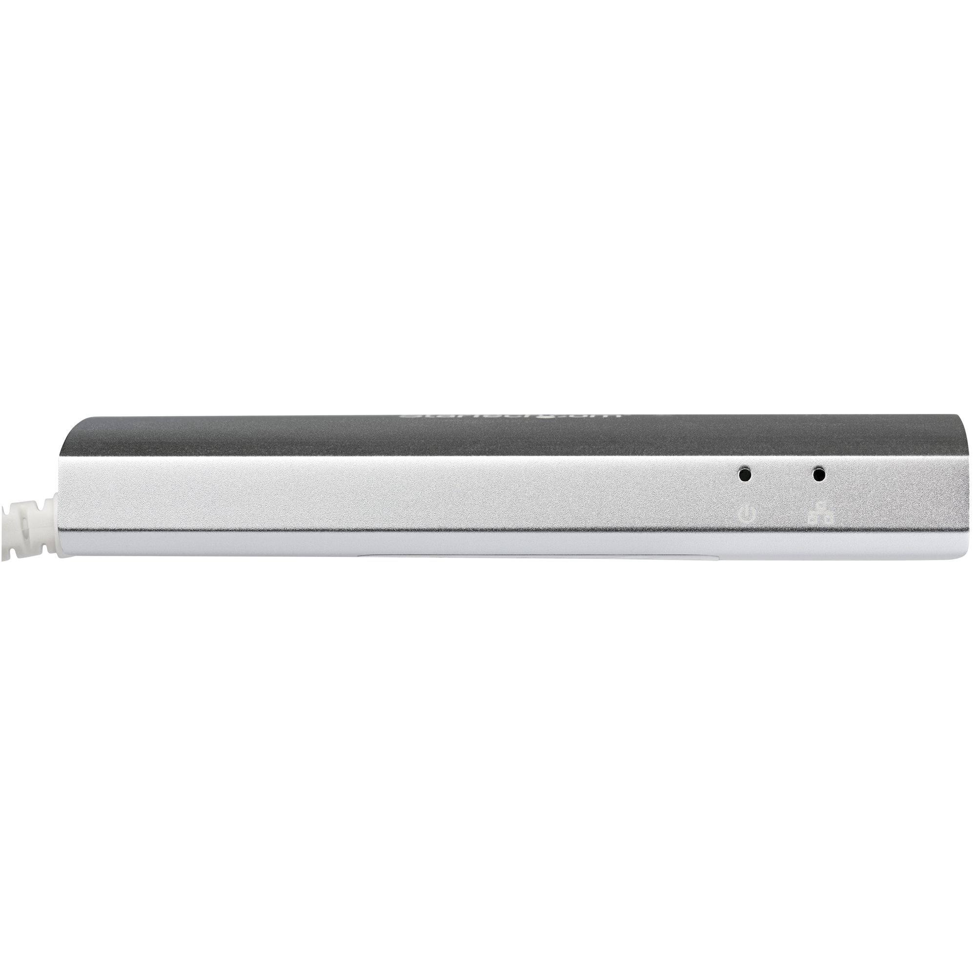 StarTech.com 3-Port Portable USB 3.0 Hub plus Gigabit Ethernet - Built-In Cable~3-Port Portable USB 3.0 Hub plus Gigabit Ethernet - 5Gbps - Built-In Cable