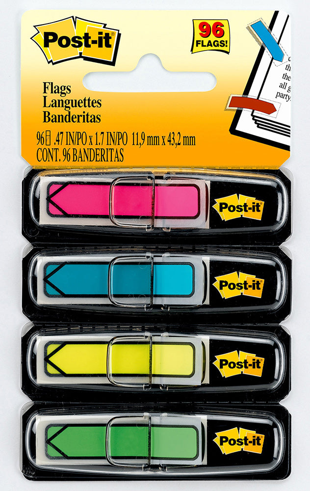 3M Flags 684-ARR4 Arrow Assorted Bright Colours 96 Flags (Each)