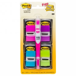 3M Flags 680-PPBGVA Value Pack + Highlighter (Each)