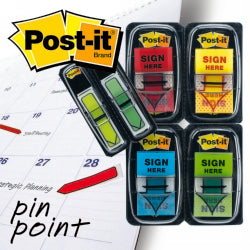 3M Flags 680-SH4VA Sign Here Value Pack (Each)