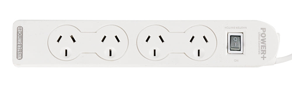 Powerboard 4 Outlet With Master Switch (Each)