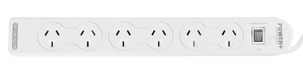 Powerboard 6 Outlet With Master Switch (Each)