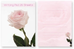 Writing Pad 195x145mm Rose 25 Page (Each)