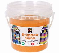 Edvantage Sand Rainbow Orange 1.3KG Non Toxic (Each)