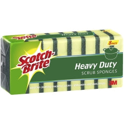 3M Scotch Scrub Sponge Brite PK8 (SPONGE/SCOURER) (Each)