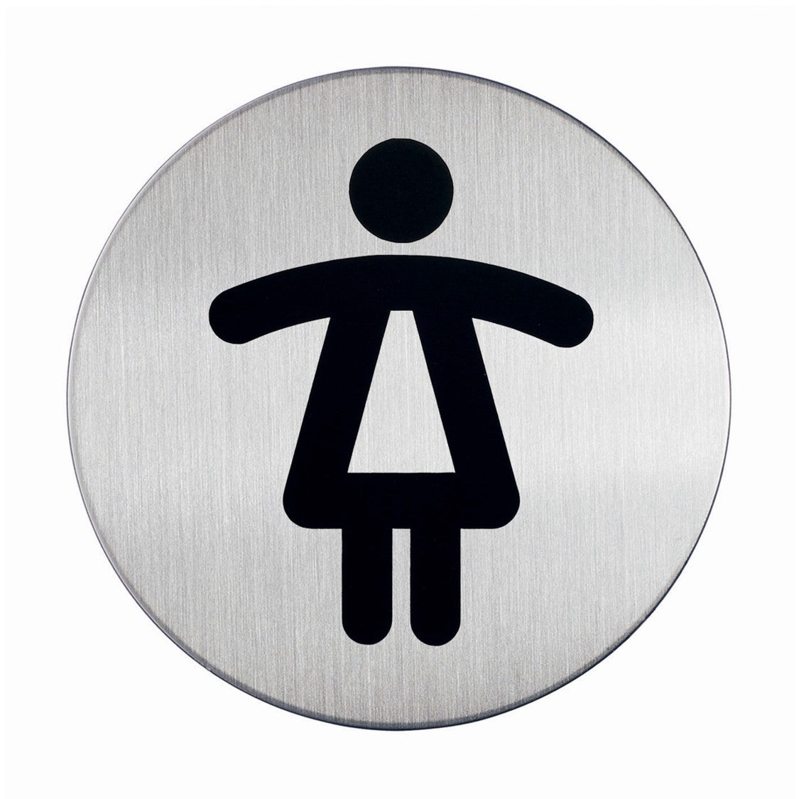 Sign Durable Pictogram 83mm Toilet Women (Each)