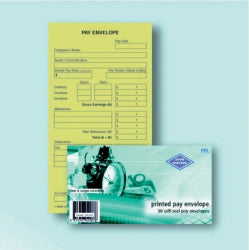 Zions Printed Pay Kraft S/SEAL PK50 Bx10 (Each)