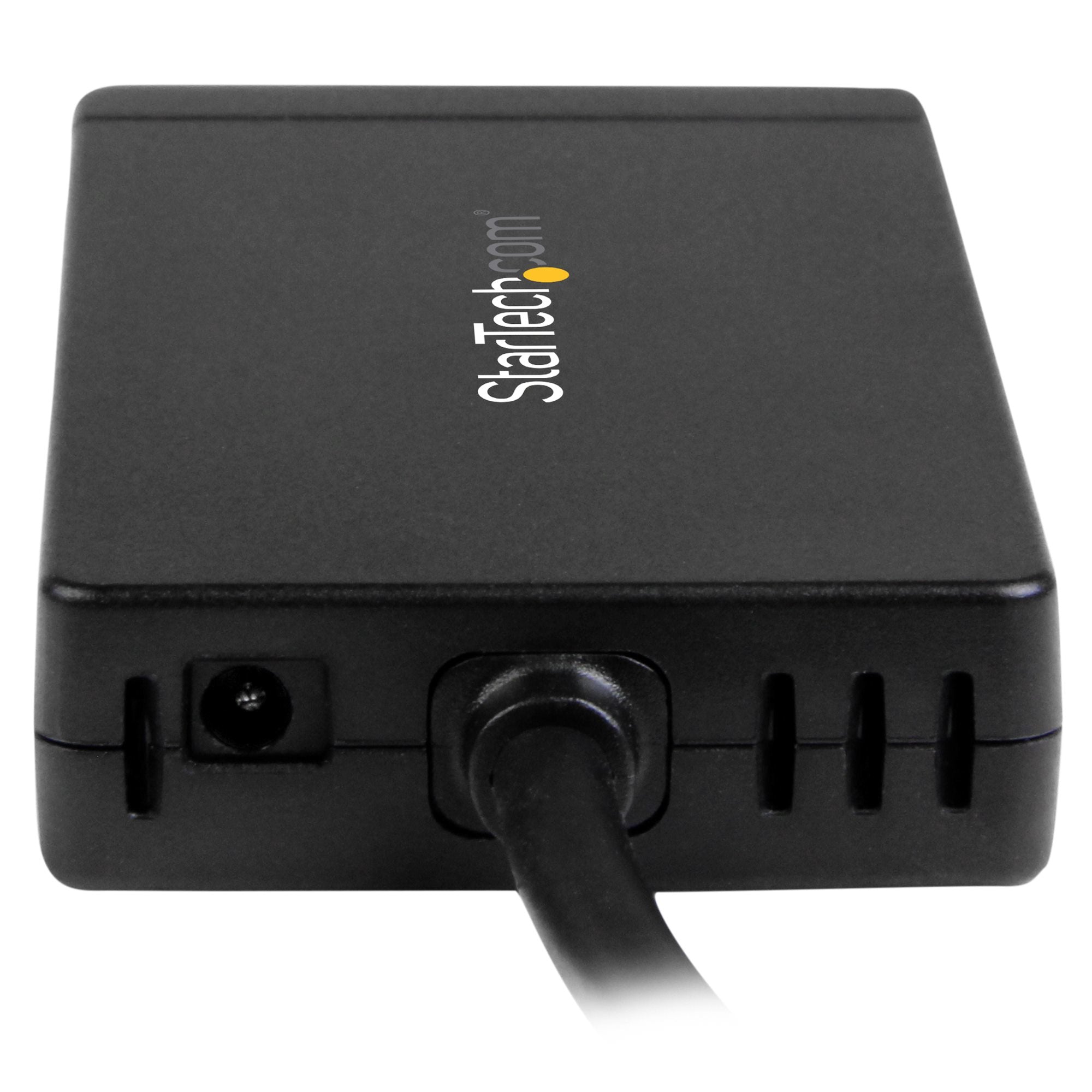 StarTech.com 3-Port USB 3.0 Hub plus Gigabit Ethernet - USB-C - Includes Power Adapter~3-Port USB-C Hub with Gigabit Ethernet - USB-C to 3x USB-A - USB 3.0 (5Gbps) - Includes Power Adapter