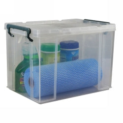 Italplast Storage Box Stacka 20L Clear (STACKABLE) (Each)