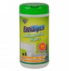 Italplast Wipes Antibacterial Disposable Eaziwipes TUB60 (Each)