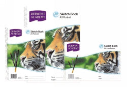 Derwent Sketch Book Academy A3 PP Portrait 20 Sheets (Pack 5)