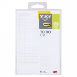 3M Notes 102x149mm Study Tools To Do List (Each)