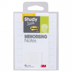 3M Notes 102x74.5mm Study Tools Memorising Notes (Each)