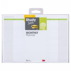 3M Notes 204x149mm Study Tools Monthly Planner (Each)