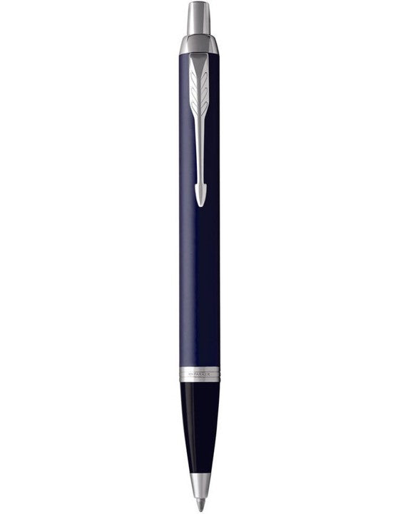 Parker Pen Im Chrome Trim Matte Blue Ballpoint (Each)