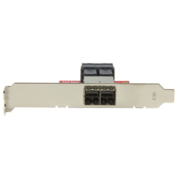 StarTech.com Mini-SAS Adapter - Dual SFF-8643 to SFF-8644 - with Full and Low-Profile Brackets - 12Gbps