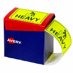 Avery Labels Heavy Fluoro Yellow 75x99 (750) (Pack )