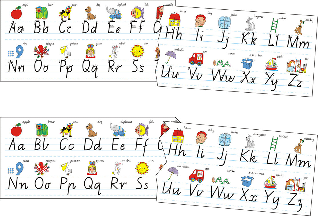 Desk Strip Alphabet Modern Script Hangsell (Each)