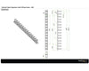StarTech.com Vertical Cable Organizer with D-Ring Hooks - 0U - 6 ft.