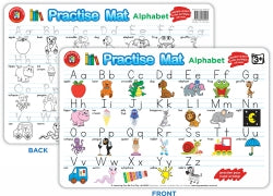 Practise Mat Learning Can Be Fun 42x28CM Alphabet (Each)