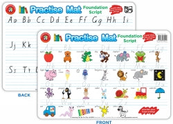 Practise Mat Learning Can Be Fun 42x28CM Handwriting Foundation Script (Each)