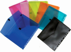 Colby Document Wallet A4 Pop P/WALLY P326A Lime (Each)