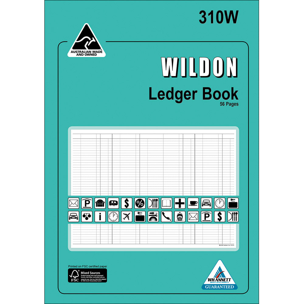 Wildon Book Account 56-pageE Ledger (Each)