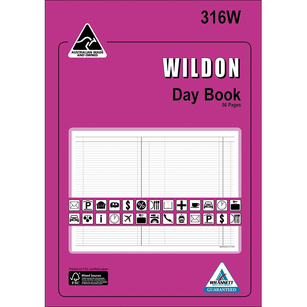 Wildon Book Account 316W 56-pageE Day (Each)