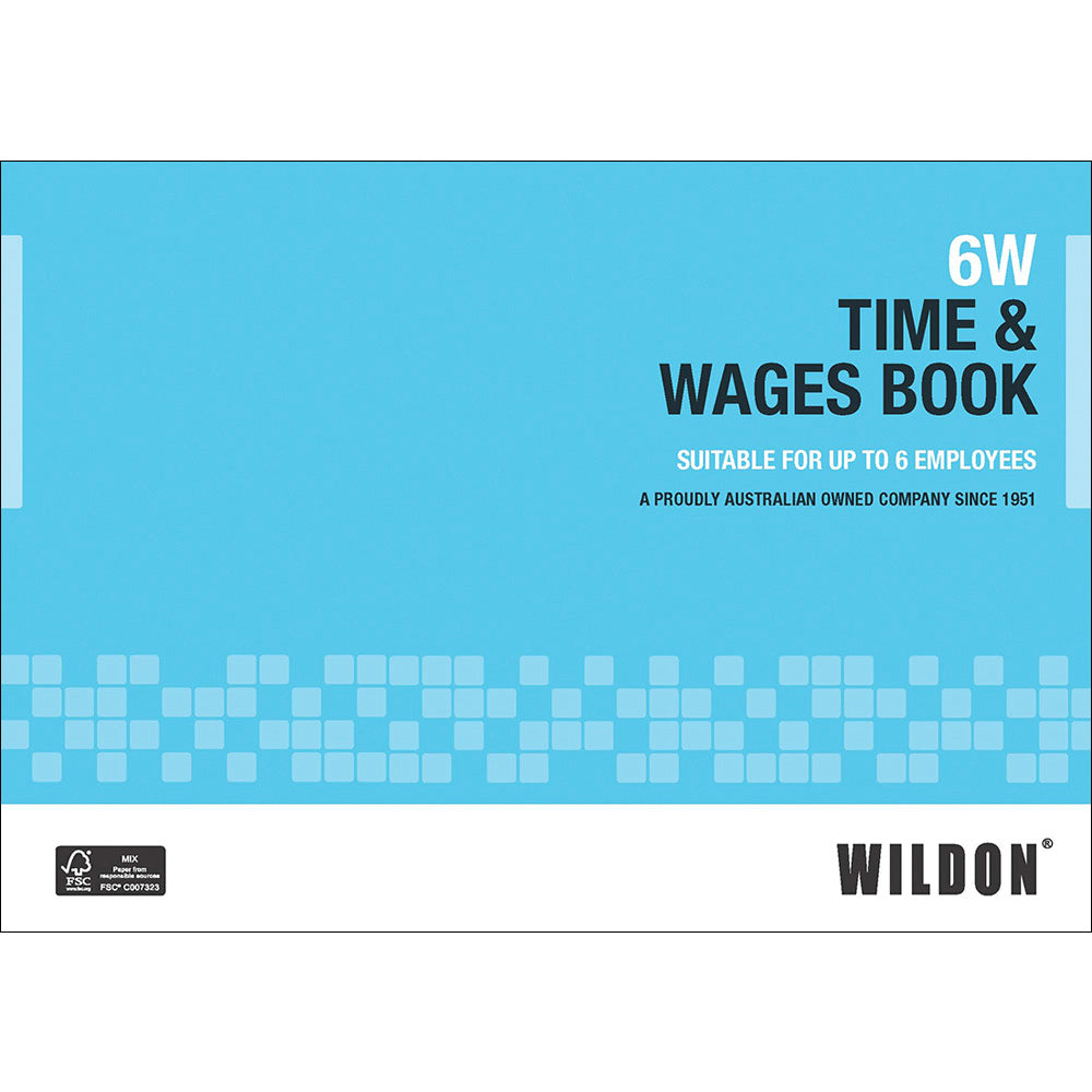 Wildon Wage Book 6W (Each)