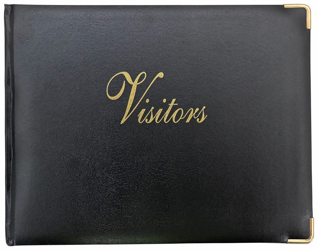 Zions Visitors Book 72 General Purpose Black 128-page (Each)