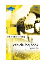 Zions Vehicle Log Book Pocket Pvlb (Each)