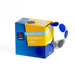 Avery Label Disp 24mm Blue Dot DMC24BL (Each)