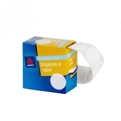Avery Dispenser MC32W 32mm White Dot 350 (Each)