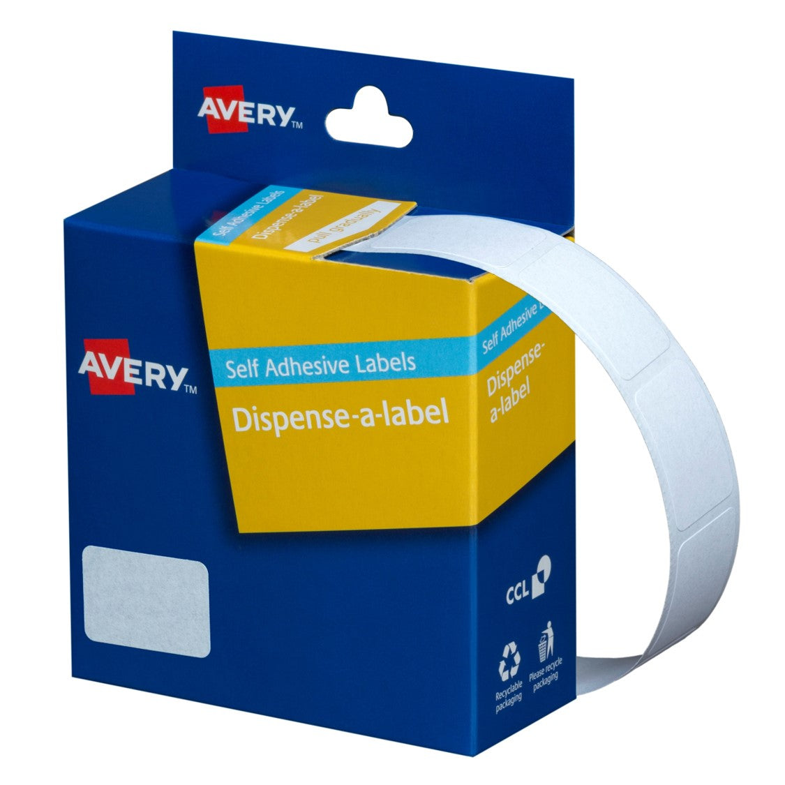 Avery Dispenser MR1624 Label White 800 (Each)