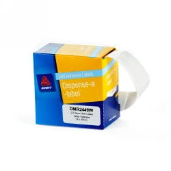 Avery Label Disp 24x49 White DMR2449W (Each)