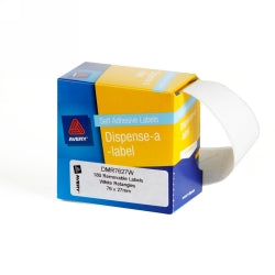 Avery Label Disp 76x27 White DMR7627W (Each)